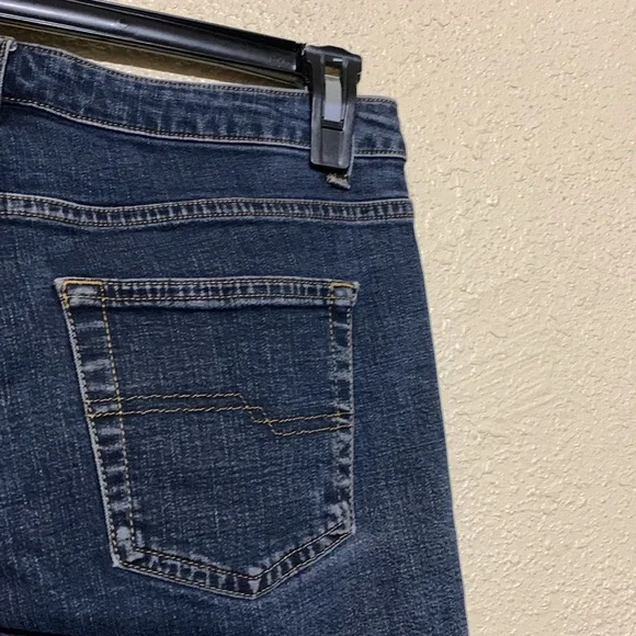 Caslon Jeans 10 Blue Stretch Straight Mid Rise 5-Pockets Cotton Spandex - Picture 13 of 16